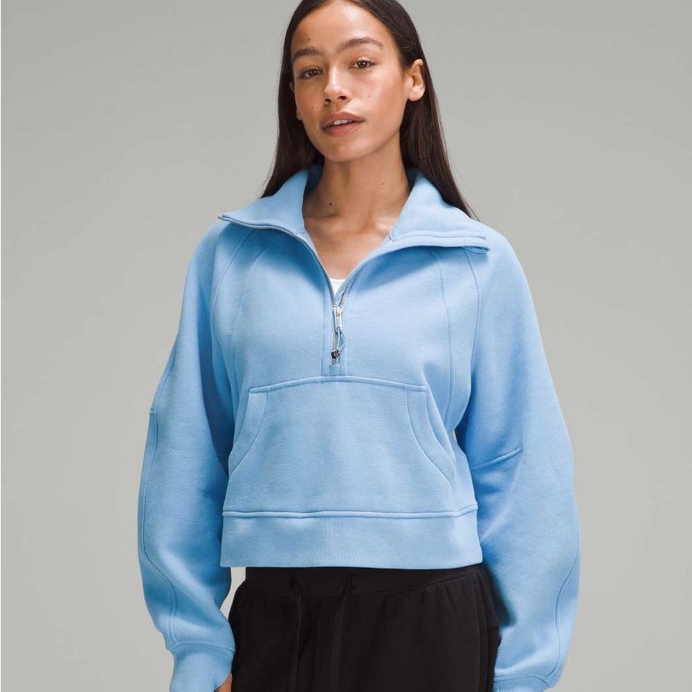 Lululemon oversized half zip funnel neck scuba size XS/S